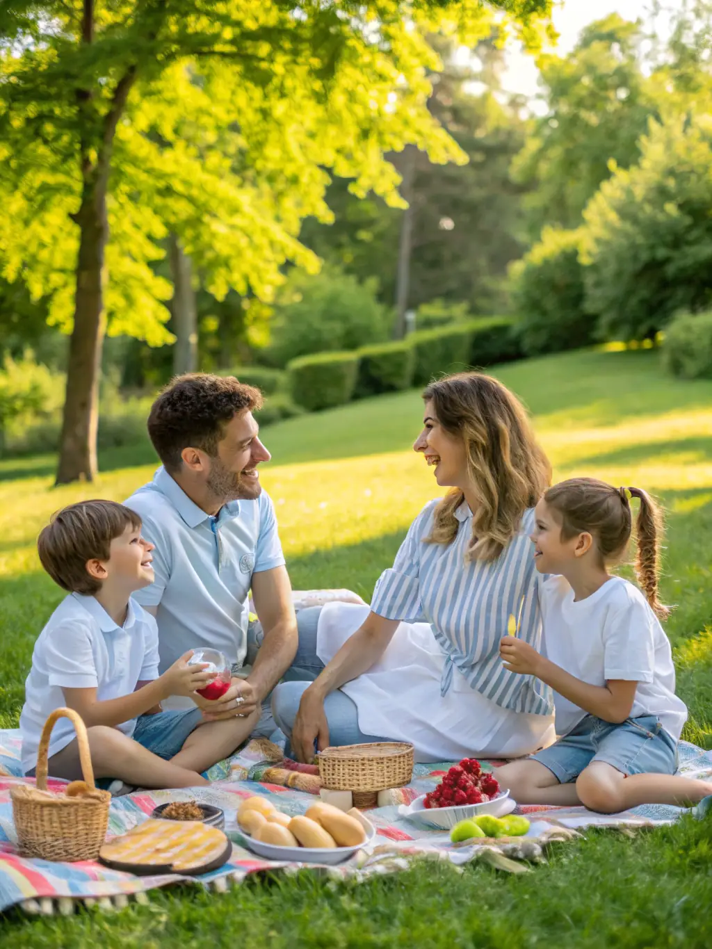 A photo of a family participating in a CFASE-organized event, such as a family picnic or a community festival, emphasizing the organization's focus on family well-being.